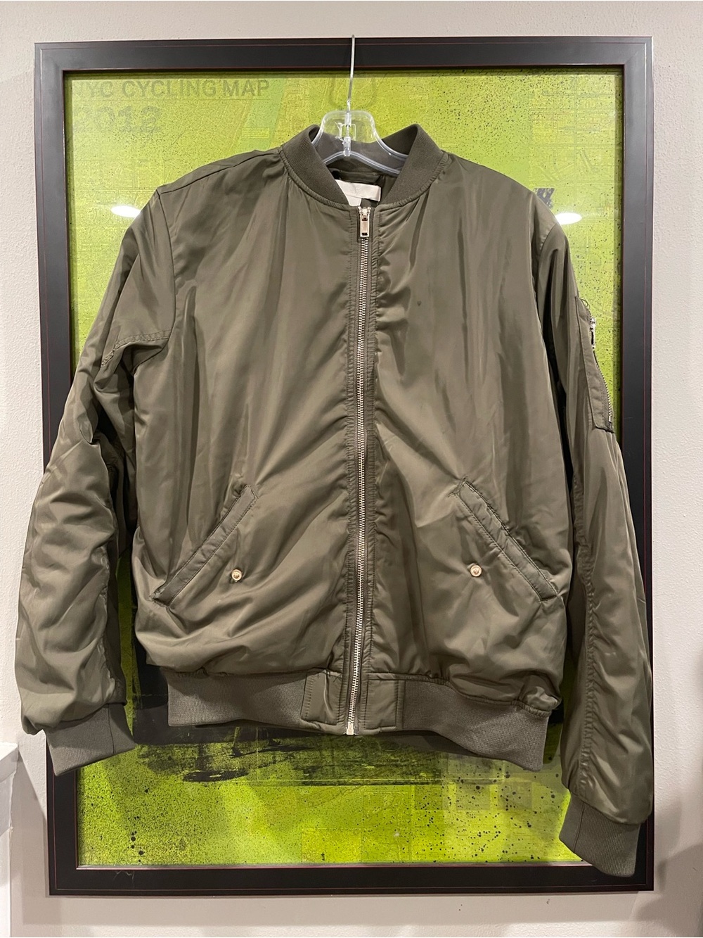 H&M Women’s Green Bomber Jacket